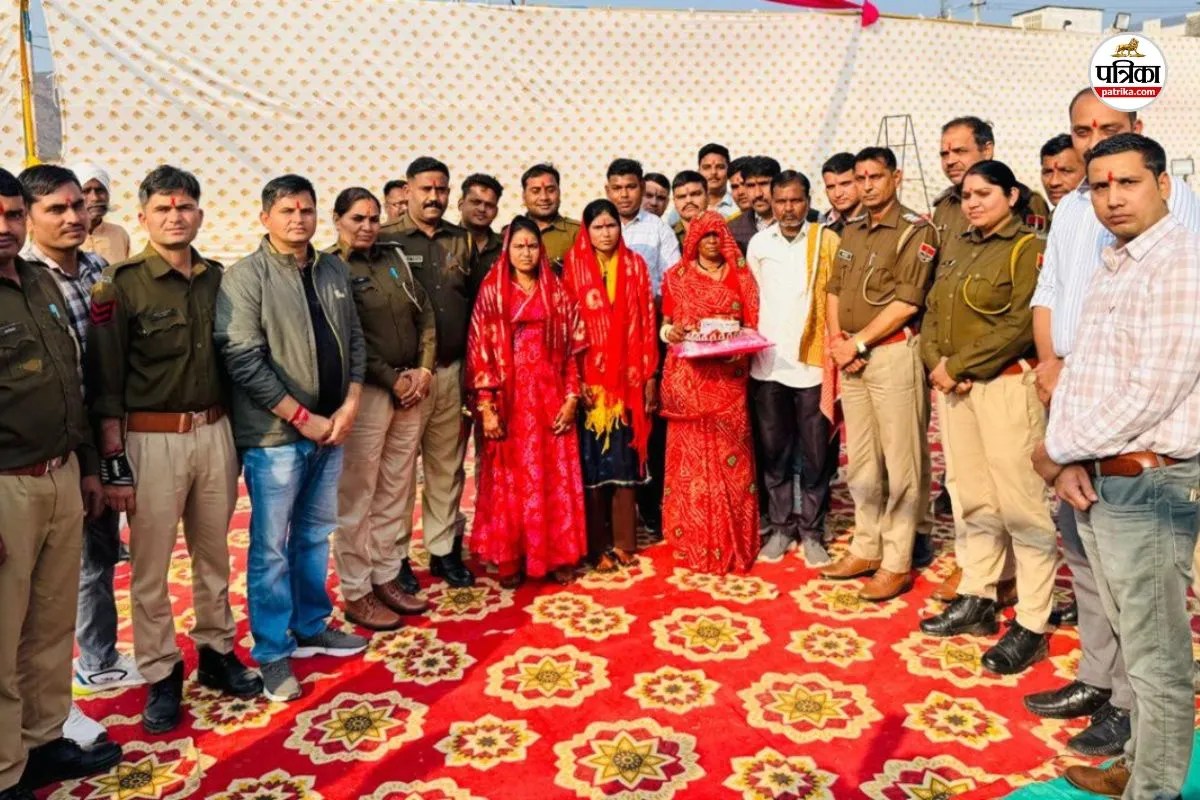 Sawaimadhopur police staff stands together with sweeper family symbolizing social unity and humanity beyond duty