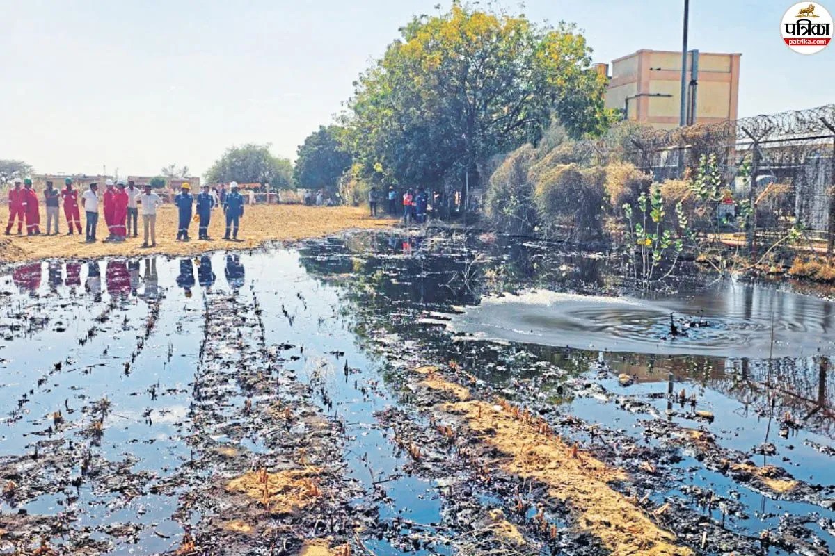 Barmer Crude Oil Leak