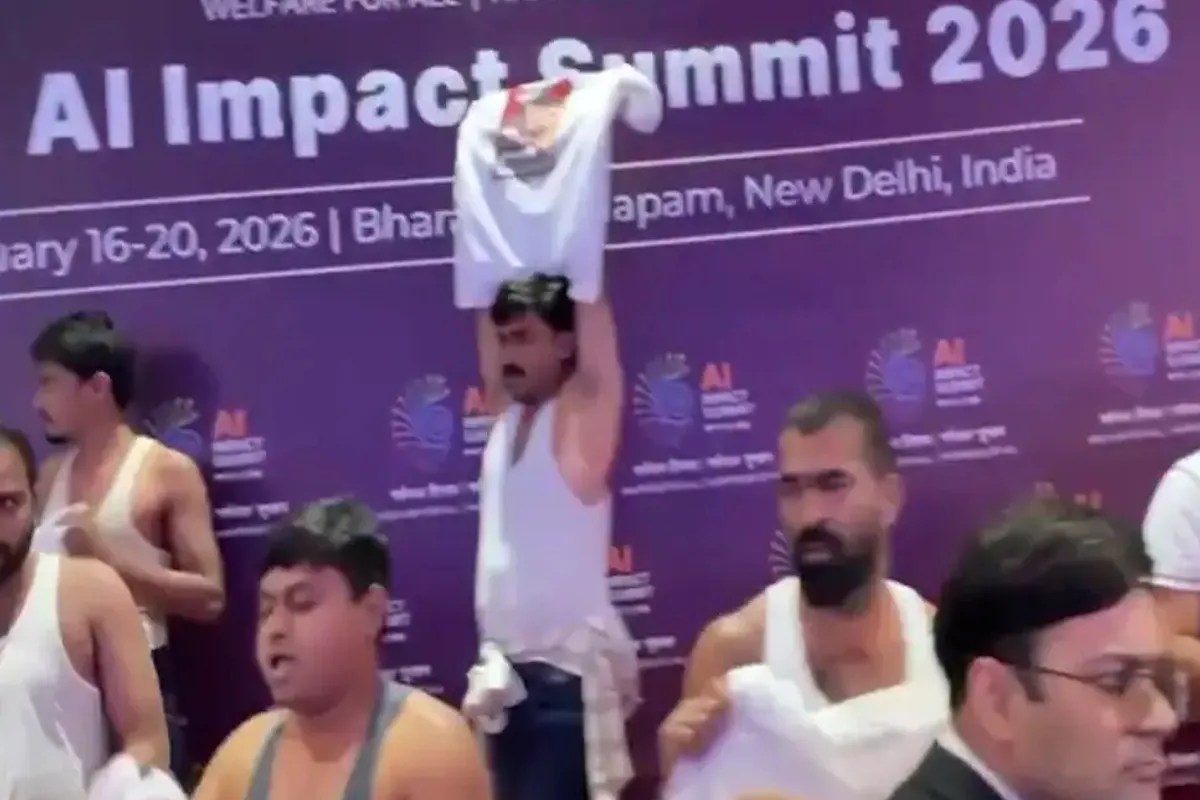 Youth Congress Protest India AI Impact Summit
