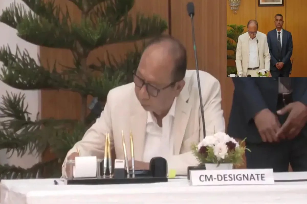 Yumnam Khemchand Singh Manipur Chief Minister