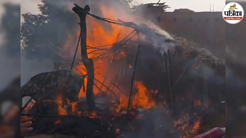 bijnor fire livestock death administration negligence