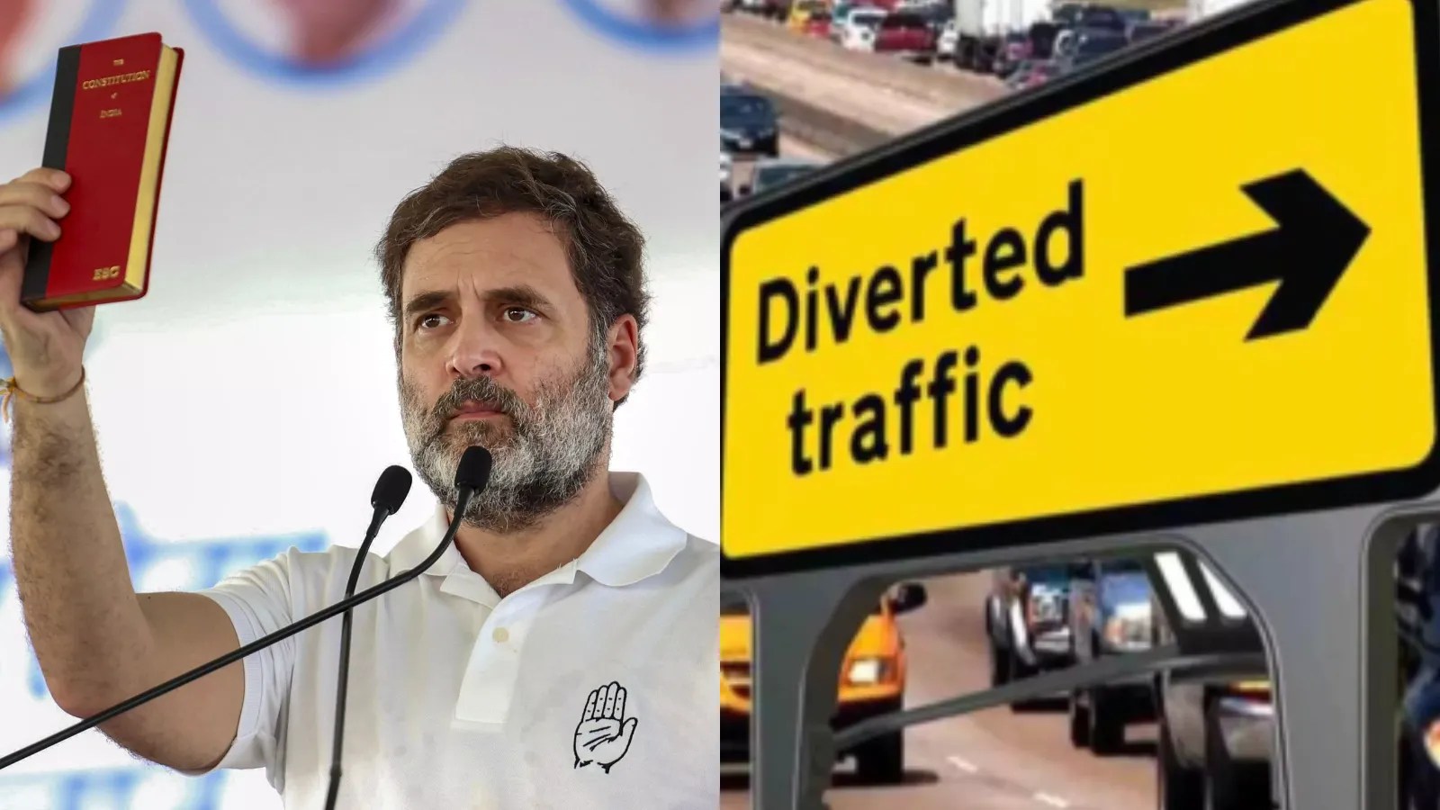 rahul gandhi bhopal visit in Kisan Mahachaupal with Mallikarjun Kharge traffic diversion mp news