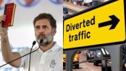 rahul gandhi bhopal visit in Kisan Mahachaupal with Mallikarjun Kharge traffic diversion mp news