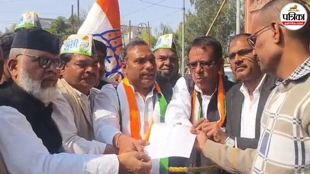 congress satyagraha amroha lucknow lathicharge