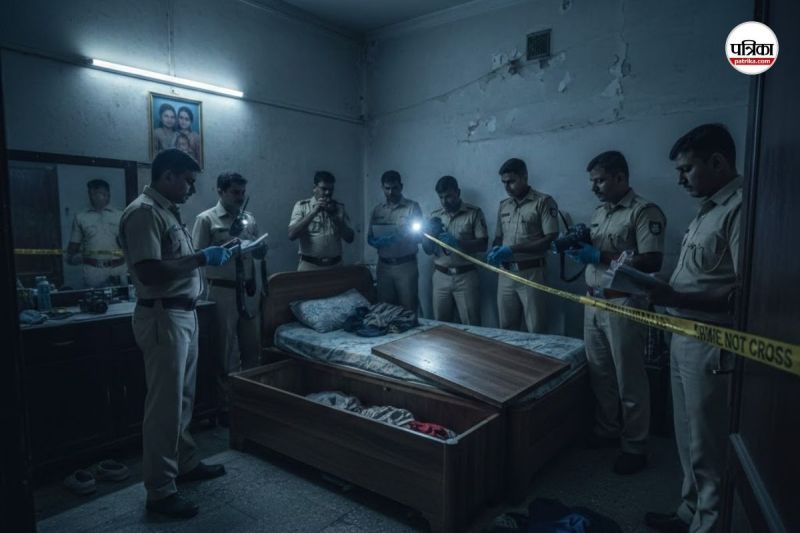 Delhi double murder, Aali Vihar murder case, woman and child found dead Delhi, bed box murder Delhi, Southeast Delhi crime,