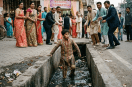 hungry 12 year old boy chased at wedding falls into drain in chhatarpur mp news