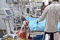 किसान के सिर में गोली मारी