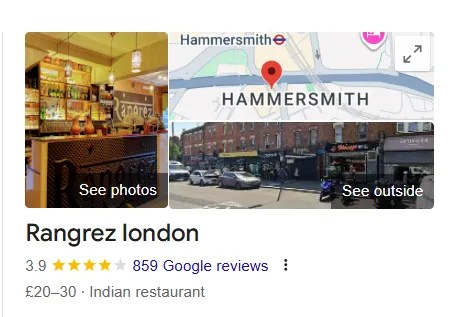 Rangrez Google Review