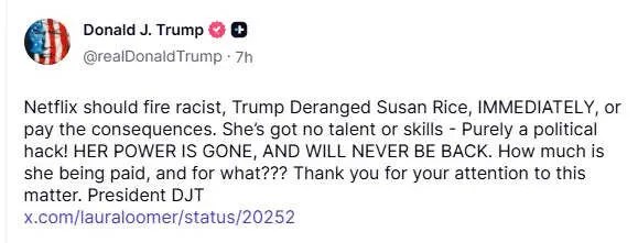 Donald Trump Lashes On Netflix