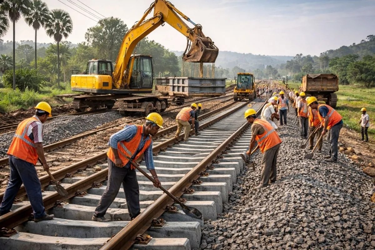 indore-budhni rail line