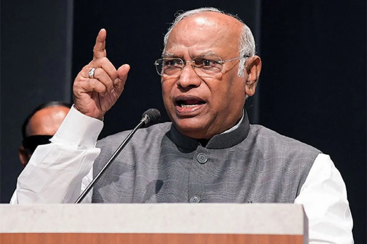 Congress President Mallikarjun Kharge did not mention Ram's name