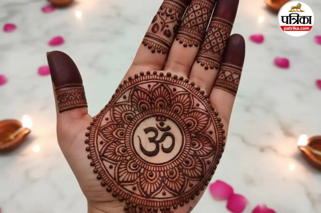 शिव मंडला आर्ट मेहंदी डिजाइन