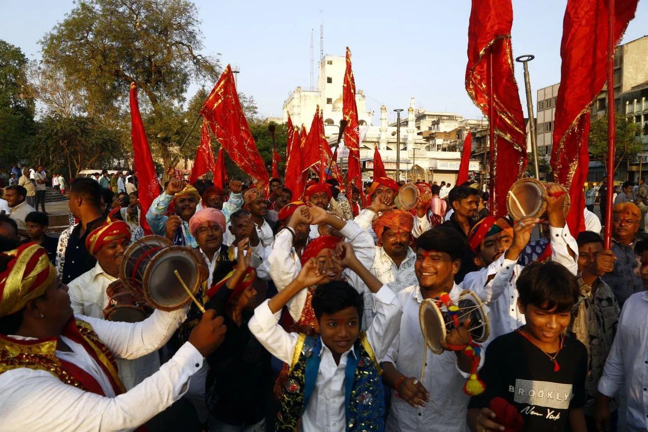 अहमदाबाद के स्थापना दिवस पर निकाली नगरदेवी यात्रा, जगह-जगह स्वागत
