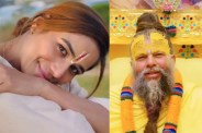 Poonam Pandey reaction after Premanand Maharaj meet said lag raha tha jaise hagwan baithe ho