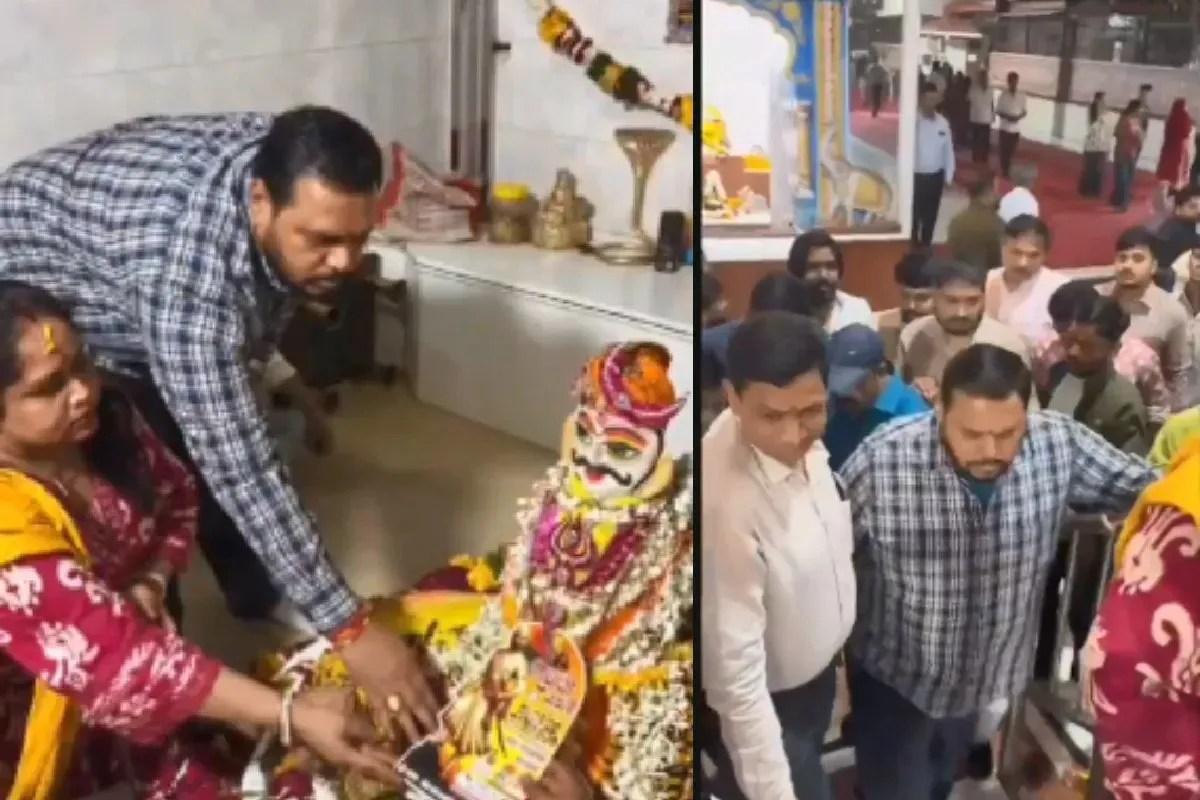 Khajrana Temple Garbhgriha Dispute collector Action Against small Employees VIP gangster spared MP News
