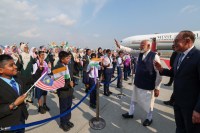 PM Modi arrives in Malaysia