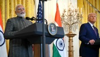 Indian PM Narendra Modi and US President Donald Trump