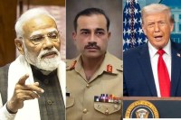 pm modi, asif munir and donald trump