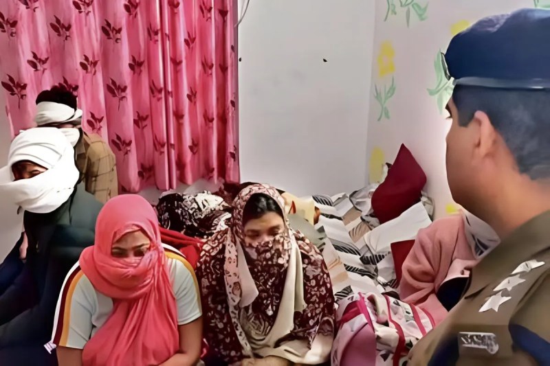prostitution racket exposed immoral activities inside guest house crime news varanasi