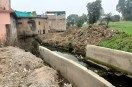 झिरकी बगिया से चीफ स्टोर तक नाला निर्माण की रफ्तार थमी