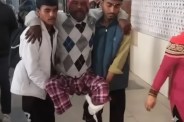 son carried father
