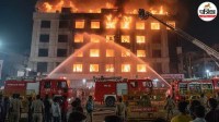 vrindavan hotel fire inauguration day