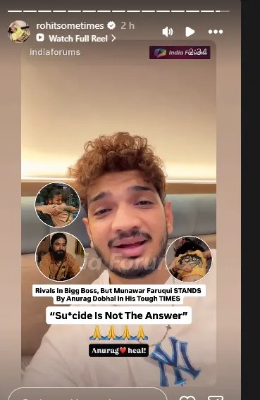 Munawar Faruqui On Anurag Dobhal Accident