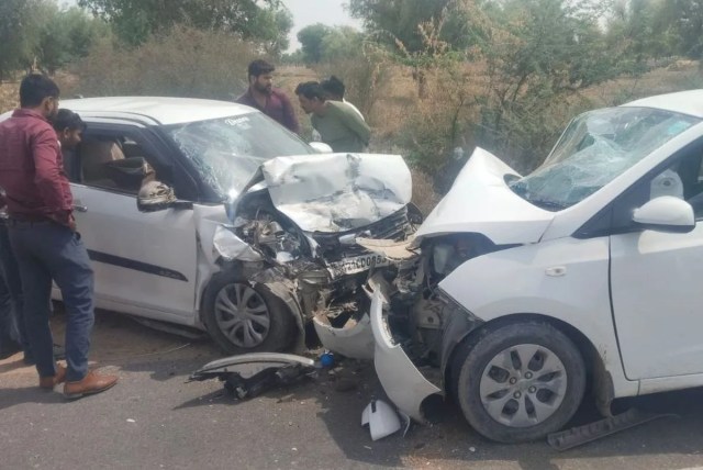 Chaos erupts at a wedding venue; two people, including a grandfather and granddaughter, die while returning from Jhunjhala.