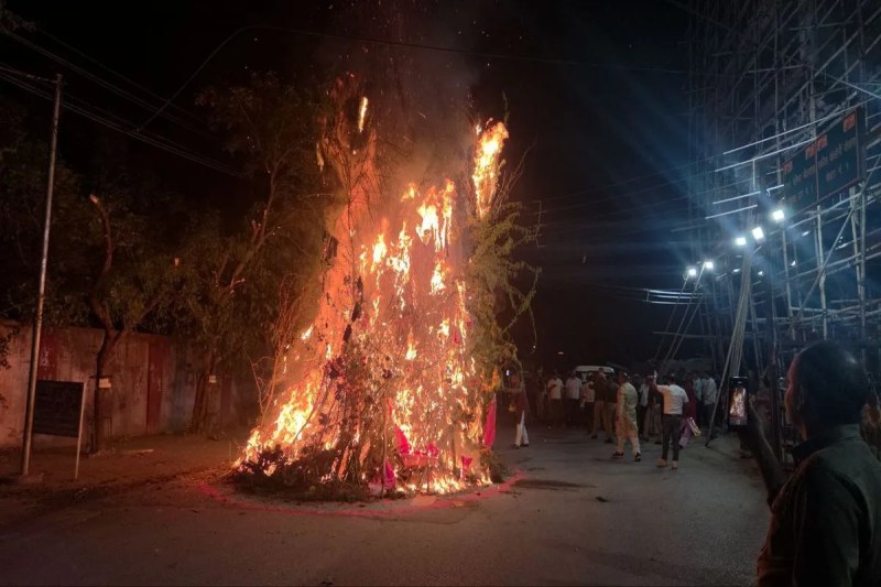 Bhilwara: Victory of good over evil, Holi celebrated with great joy