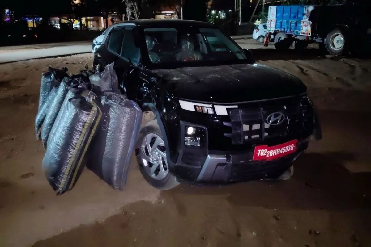 Two quintals of dodachura seized, two accused from Haryana arrested