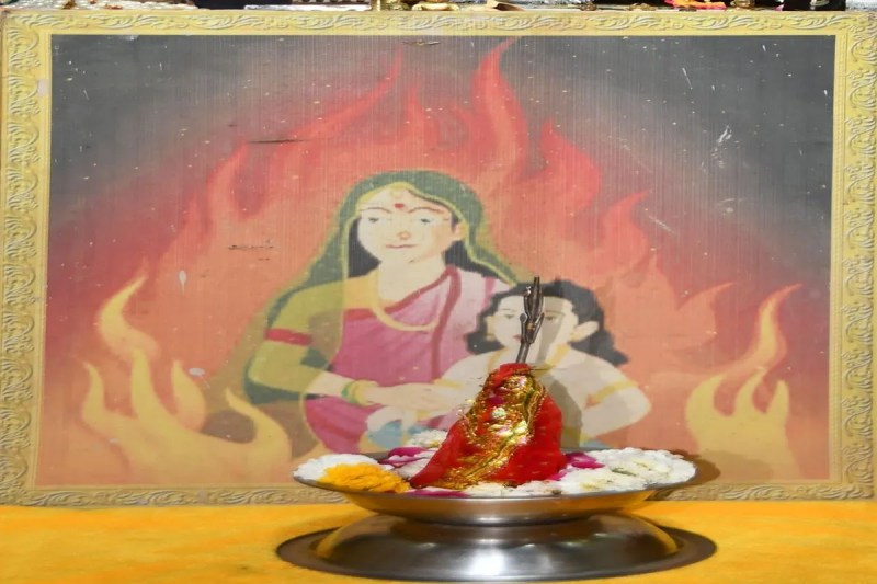 A unique example: Here, people burn their ego, not trees; a silver Holika is worshipped.