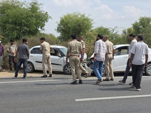 Chaos erupts at a wedding venue; two people, including a grandfather and granddaughter, die while returning from Jhunjhala.