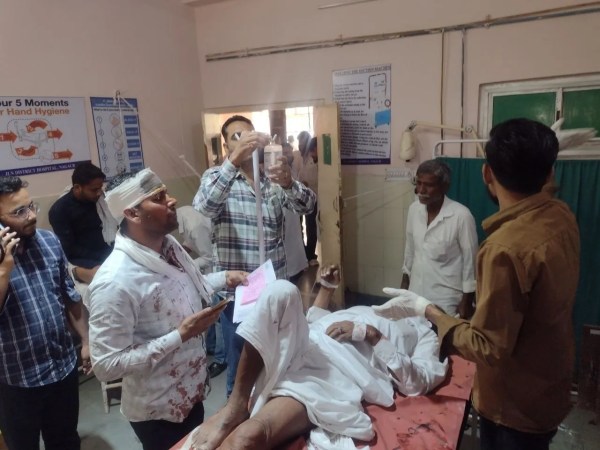 Chaos erupts at a wedding venue; two people, including a grandfather and granddaughter, die while returning from Jhunjhala.