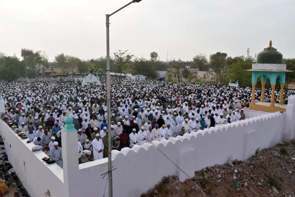 Nagaur celebrates Eid with a message of brotherhood, with special prayers offered.