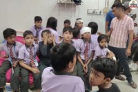 Sikar School bus accident 30 Children Injured as Overtaking Attempt Causes Collision Between Two Buses