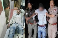 मां-बेटे की हत्या का आरोपी गोली लगने के बाद गिरफ्तार (Source: Police Media Cell)