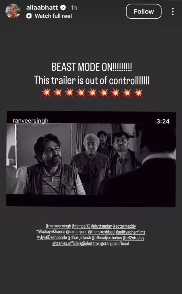 Celebrities Reaction On Dhurandhar 2 Trailer