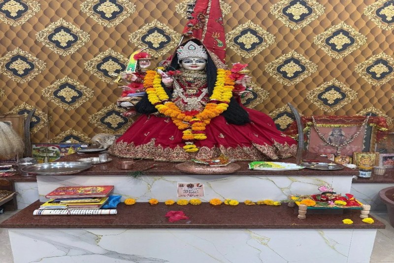 देवी प्रतिमा।