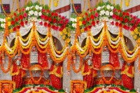 लखनऊ मंदिर में लकड़ी के चूल्हे पर भंडारा, गैस की कमी के बीच सेवा जारी (फोटो सोर्स : भाषा WhatsApp News Group)