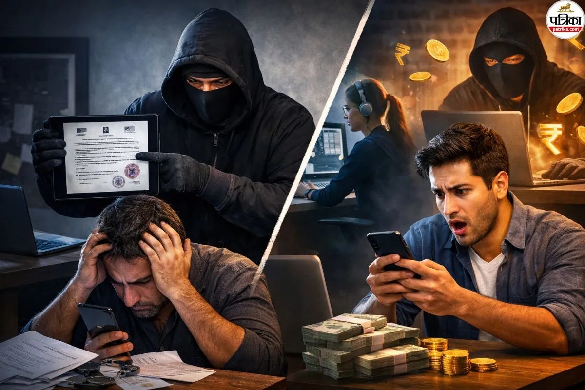 Digital Arrest Online Job Scams Swindle 16 Lakh in Jaipur Vaishali Nagar and Karni Vihar