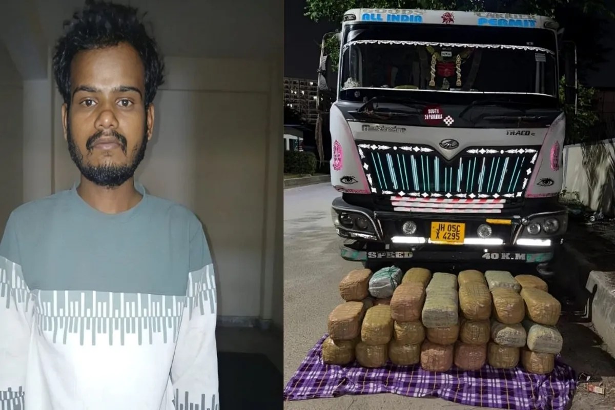 STF की बड़ी कार्रवाई: 200 किलो गांजा के साथ अंतरराज्यीय तस्कर गिरफ्तार, 52 लाख का माल बरामद (Source: Police Media Cell)
