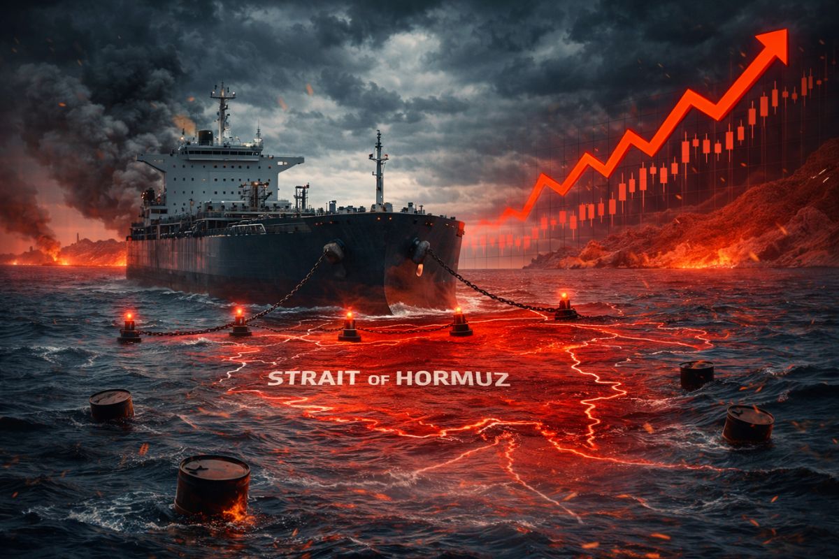 crude oil 59 percent march record trump hormuz war end brent 111 outlook