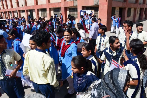 Tenth board exam ended