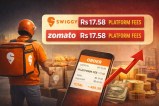 swiggy zomato platform fee hike 17.58 iran war food delivery expensive