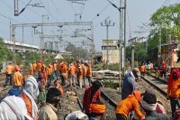 Derailed goods train troubles railway passengers
