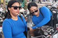Jaipur Girl Smashes Boy Bike with Brick in Road Rage Dares Him to Call Anyone