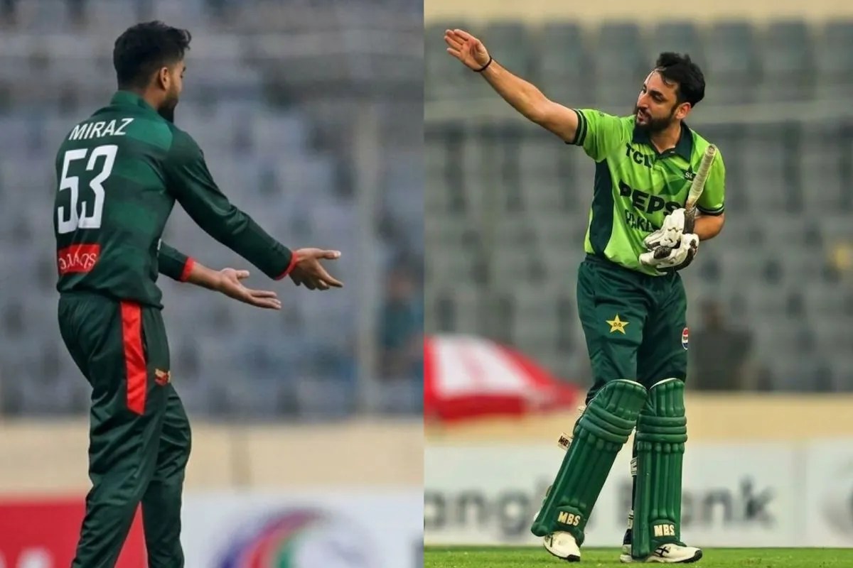 , Salman Agha Controversial Run Out , Salman Agha vs Mehdi Hasan Miraj , Pakistan vs Bangladesh 2nd ODI News , Sportsman Spirit in Cricket , Salman Agha Press Conference Hindi , Cricket Rule vs Spirit of Game , सलमान आगा रन आउट विवाद , पाकिस्तान बनाम बांग्लादेश क्रिकेट न्यूज़ salman agha controversial run out pak vs ban sportsman spirit comment, pakistan, latest cricket news