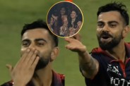 Virat Kohli-Anushka Sharma Exchange Flying Kisses