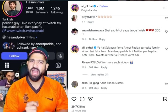 Aneet Padda Hasan Piker Controversy