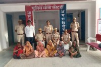 Kotri Charbhuja Nath Temple theft, Bhilwara crime news, Bachhada gang arrest, Inter-state women gang, Neemuch gang Rajasthan, Temple fair theft case, Sheetla Ashtami fair crime, Gold mangalsutra theft, Rajasthan police action, Kotri police investigation, Women pickpocket gang, Religious fair crime India, Temple jewelry theft, Blade cutting theft gang, Bhilwara police arrest